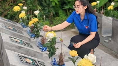 เปลวไฟแห่งความกตัญญูในหัวใจของเยาวชนไฮฟอง