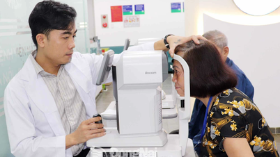 Nhiều người dân được khám mắt miễn phí tại Bệnh viện Mắt Hà Nội - Đồng Nai