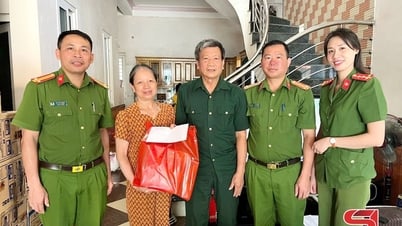 Trại tạm giam Công an tỉnh tổ chức thăm hỏi, tặng quà thương binh