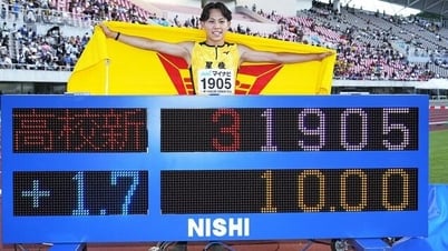 16 tuổi chạy 100m trong 10 giây, “tia chớp” Nhật Bản phá kỷ lục thế giới