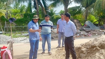 Xã Ba Chúc hỗ trợ cất mới, sửa chữa nhà cho hộ dân bị ảnh hướng lốc xoáy