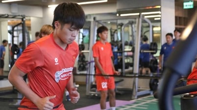 U.23 Vietnam is 'extremely strong' before the big match, ready with both mind and strength to defeat Indonesia