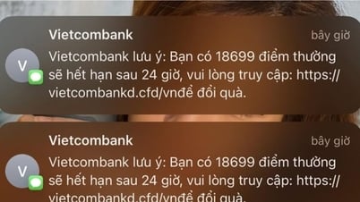 Lại xuất hiện tin nhắn giả mạo ngân hàng để lừa đảo