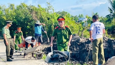 Thanh niên Công an tỉnh quyết tâm xoá nhà tạm cho cựu CAND khó khăn