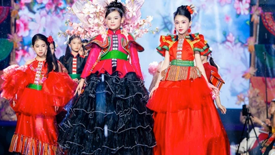 Thổ cẩm, khèn môi, váy xòe rực rỡ trên sàn catwalk