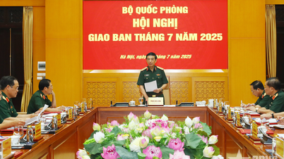 Đại tướng Phan Văn Giang chủ trì hội nghị giao ban Bộ Quốc phòng tháng 7-2025