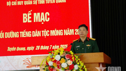 Bộ CHQS tỉnh Tuyên Quang bế mạc lớp bồi dưỡng tiếng dân tộc Mông năm 2025