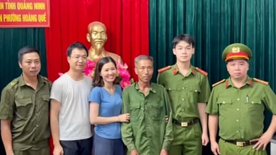 Công an xã Trần Phú tìm thấy người đàn ông đi lạc sang Quảng Ninh, cách nhà 50 km