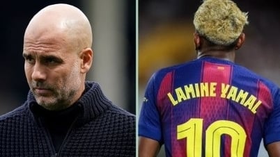 Pep Guardiola dội gáo nước lạnh so sánh Lamine Yamal với Messi