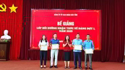 47 quần chúng ưu tú hoàn thành Lớp bồi dưỡng nhận thức về Đảng đợt 1, năm 2025