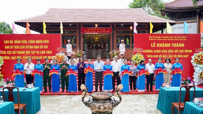 Khánh thành Không gian văn hóa Hồ Chí Minh tại Địa đạo Củ Chi