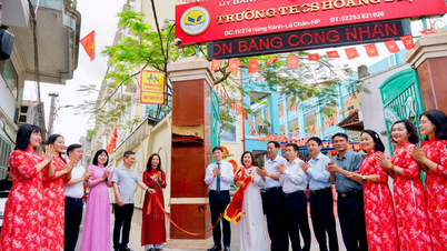 Trường THCS Hoàng Diệu vinh dự đón nhận danh hiệu Trường đạt chuẩn Quốc gia – khẳng định vị thế, lan tỏa niềm tin