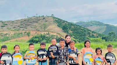 Tiểu Vy tiếp tục hành trình cộng đồng giúp đỡ trẻ em có hoàn cảnh khó khăn