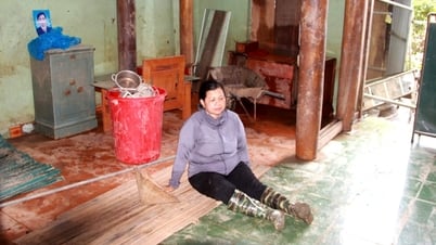 Nhiều người dân vùng tâm lũ Nghệ An cần chăn màn, quần áo...và chỗ ở tạm