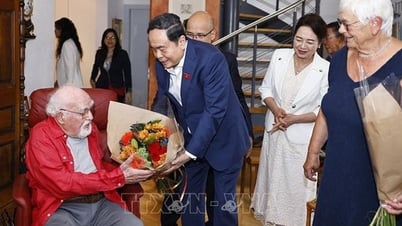 Chủ tịch Quốc hội Trần Thanh Mẫn thăm người bạn Thụy Sĩ có nhiều đóng góp cho ngành y tế Cần Thơ