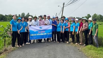 Xanh, sạch những tuyến đường giao thông nông thôn
