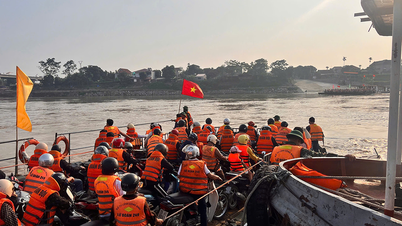 Lữ đoàn 249, Binh chủng Công binh vận hành phà quân sự đưa người dân qua sông
