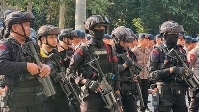 Cảnh sát và đặc nhiệm rất đông, chung kết U.23 Indonesia đại chiến Việt Nam cực nóng!