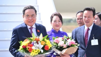 Chủ tịch Quốc hội Trần Thanh Mẫn và Phu nhân đến Geneva, Thụy Sĩ