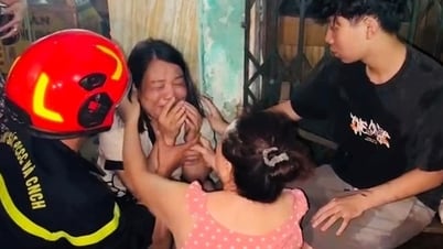 Cứu 5 người thoát khỏi đám cháy trong đêm