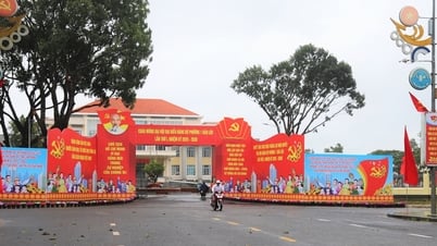 Phường 1 Bảo Lộc rợp cờ hoa chào mừng Đại hội Đảng bộ Phường