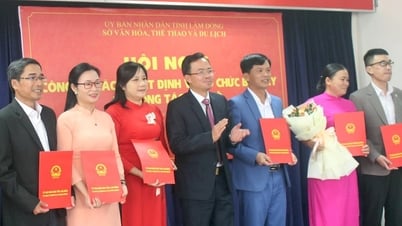 Sở VHTT&DL Lâm Đồng công bố các quyết định về công tác cán bộ