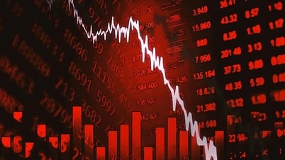 Chứng khoán bị bán tháo, "rơi" 64 điểm từ đỉnh lịch sử