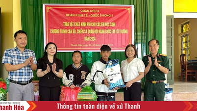 Đoàn KT-QP 5 trao hơn 340 triệu đồng hỗ trợ học sinh dân tộc thiểu số có hoàn cảnh đặc biệt khó khăn