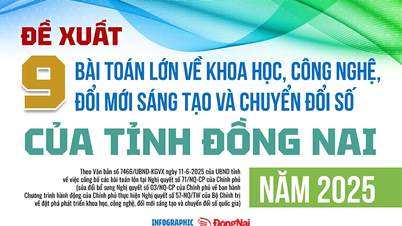 [Infographic] 9 bài toán lớn nào được Đồng Nai đề xuất về khoa học, công nghệ, đổi mới sáng tạo và chuyển đổi số?