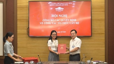 Bảo tàng Hồ Chí Minh công bố các Quyết định về công tác tổ chức cán bộ