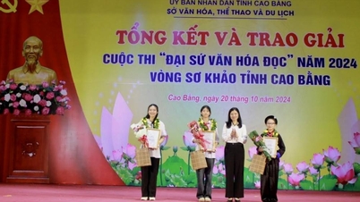 43 tập thể, cá nhân đạt giải cuộc thi “Đại sứ văn hóa đọc” năm 2024