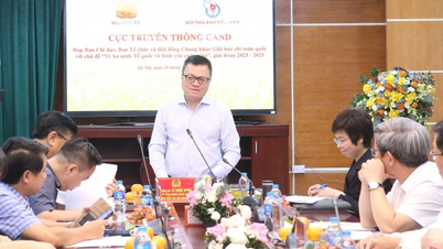 Gần 1.300 tác phẩm dự Giải báo chí "Vì An ninh Tổ quốc và bình yên cuộc sống"