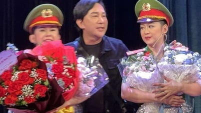 Meritorious Artist Kim Tu Long fully supports Binh Tinh and Mai Ka in Hanoi