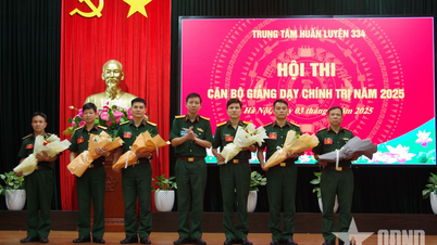 Trung tâm Huấn luyện 334 tổ chức Hội thi cán bộ giảng dạy chính trị năm 2025