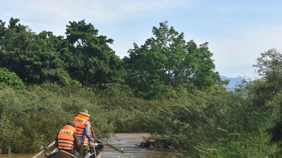 Quang Ngai: Eine Frau wurde von Wassermassen mitgerissen und verschwand, als sie versuchte, einen Überlauf zu überqueren.