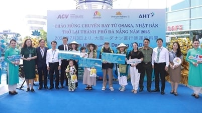 เที่ยวบินดานัง-โอซากะกลับมาบินอีกครั้ง: เพิ่มสะพานเชื่อมการค้าเวียดนาม-ญี่ปุ่น