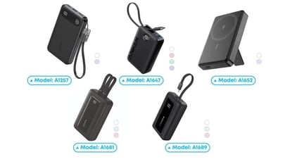 Anker ប្រមូលមកវិញជាបន្ទាន់នូវម៉ូដែលថ្មបម្រុងទុកចំនួន 5 នៅទូទាំងពិភពលោក