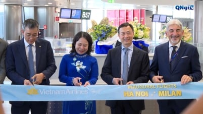 Vietnam Airlines khai trương đường bay thẳng đầu tiên Việt Nam - Ý