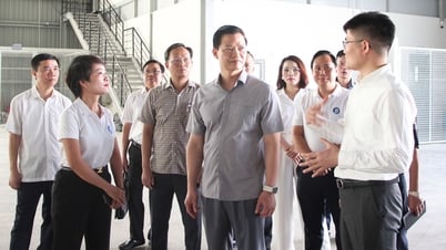 Der Vorsitzende des Volkskomitees der Provinz Bac Ninh, Vuong Quoc Tuan, besichtigte zwei Schlüsselprojekte.