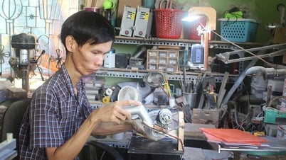 Chàng trai khuyết tật vượt lên số phận