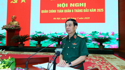 General Phan Van Giang chaired the Military-Political Conference of the whole army in the first 6 months of 2025