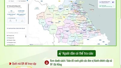 ดานังสร้างแผนที่ของเขต ตำบล และเขตพิเศษเพื่อรองรับการค้นหาของผู้คน