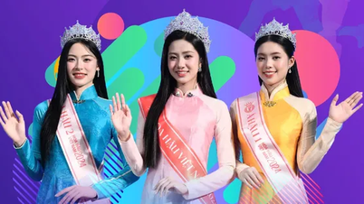La nouvelle Miss Vietnam arrive au tournoi de pickleball du Vietnam 2025