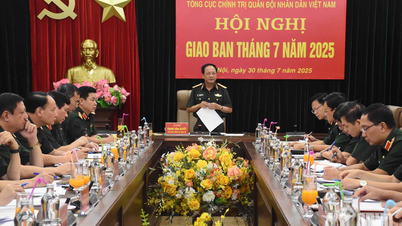 Đại tướng Trịnh Văn Quyết chủ trì giao ban Tổng cục Chính trị tháng 7-2025