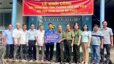Hội Cựu Công an nhân dân tỉnh An Giang xây nhà cho hội viên
