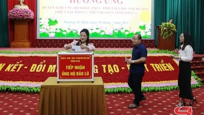 Phường Tô Hiệu phát động ủng hộ khắc phục thiên tai