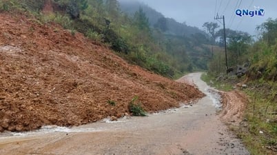 Quảng Ngãi: Hoàn tất khắc phục sạt lở núi tuyến đường tỉnh lộ 672 và 673