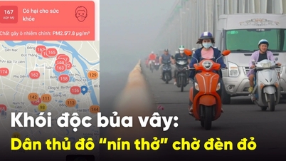 Ô nhiễm không khí: Dân Thủ đô khổ vì bụi, nín thở dừng chờ đèn đỏ