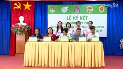 ការិយាល័យប្រតិបត្តិការធនាគារគោលនយោបាយសង្គម Kon Tum បានចុះហត្ថលេខាលើកិច្ចសន្យាទុកចិត្ត