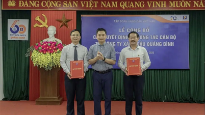 Lễ công bố các quyết định bổ nhiệm về công tác cán bộ tại Công ty Xăng dầu Quảng Bình